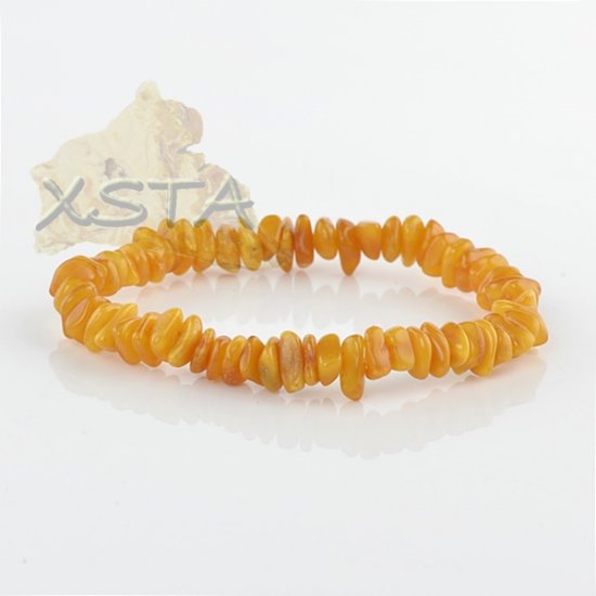 Chips natural amber bracelet
